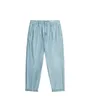 Pantalon Homme Pleated Chino Denim Relaxed Tapered