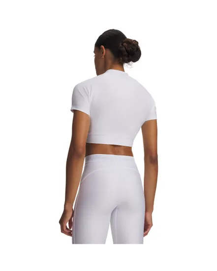Débardeur Femme HEATGEAR CROP MOCK SS Gris