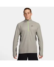 Haut d'entrainement Homme M NK DF TRAIL MIDLAYER HZ Gris