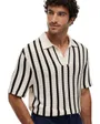 Polos Homme Open Knit Relaxed Fit Polo
