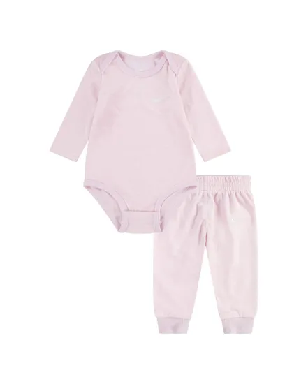 Ensemble de survetement Bébé NKN NEW IMPRESSIONS BS PANT SE Rose