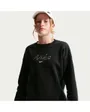 Sweat Enfant G NSW STDIO FLC OVRSZD CRW AOP Noir