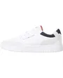 Chaussures Homme TH BASKET CORE LTH M Blanc