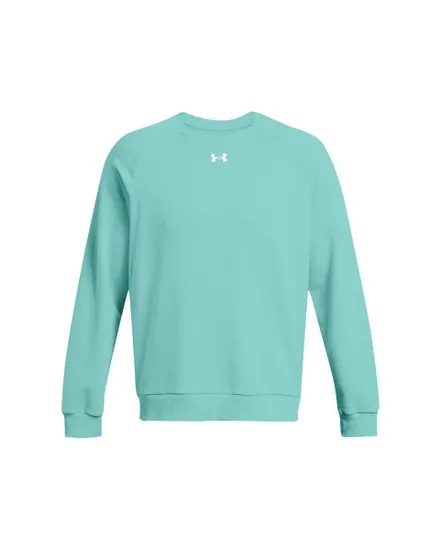 Sweatshirt Homme UA RIVAL FLEECE CREW Bleu