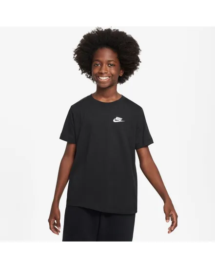 T-shirt Enfant plus agé K NSW TEE EMB FUTURA LBR Noir