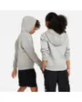 Sweat à capuche Enfant plus agé K NSW CLUB FLC HD FZ LS LBR Gris