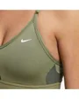 Brassière de sport Femme W NK DF INDY V-NECK BRA Vert