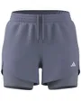 Short de fitness Femme W MIN 2IN1 SHO Gris