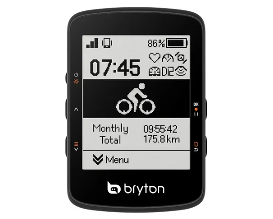 Compteur GPS de vélo RIDER 460 E Noir
