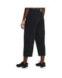 Pantalon 7/8 Femme UA RIVAL TERRY CROP WIDE LEG Noir