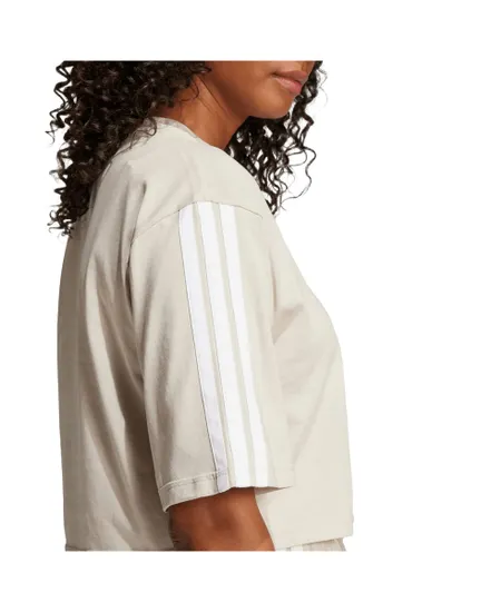 T-shirt Femme 3 Bandes Coton Ample