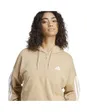Sweat à capuche Femme W 3S FT QZ HD Beige