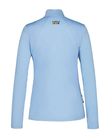 Haut col zip Femme MERISAARI Bleu