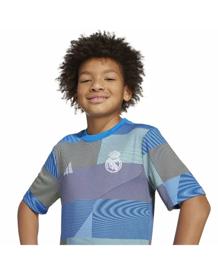 Maillot de football Enfant REAL PRESHI Y Bleu