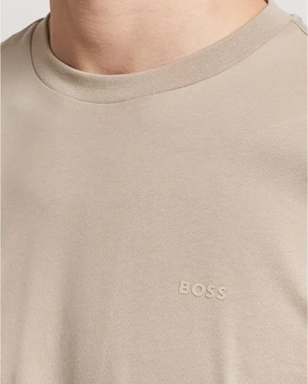 T-shirt col rond Homme THOMPSON Beige Foncé