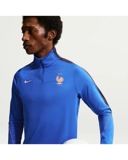 Haut d'entraînement Homme FFF M NK DF STRK DRILL TOP K Bleu