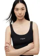 Débardeur Femme Slim Script Rib