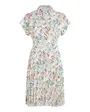Robe Chemise Femme Plissée Monogramme TH