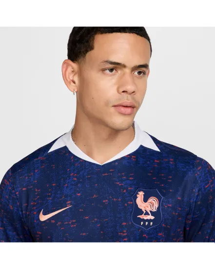 Maillot de football Homme FFF M NK DF STAD JSY SS HM Bleu