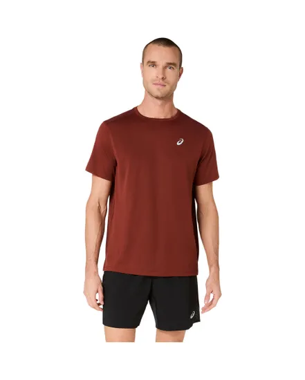 T-shirt Homme ASICS CORE SS TOP Bordeaux