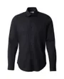 Chemise Homme Slim Essential Poplin Noire