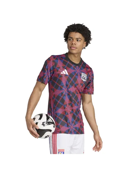 Maillot de football Homme OL PRESHI Multicolore