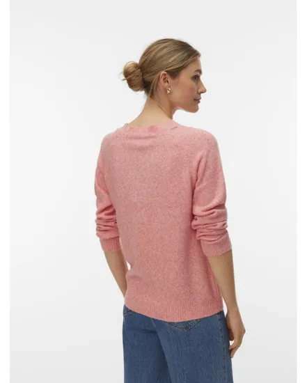 Pull Femme VMDOFFY LS O-NECK BLOUSE GA NOOS Rose