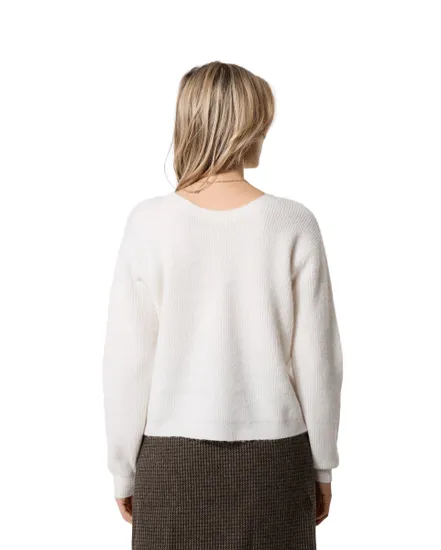 Gilet Femme PCNIBE LS Rev Deep Back Knit