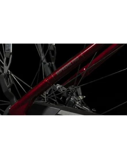 Vélo électrique urbain Unisexe SUPREME RT HYBRID PRO 500 Rouge/Noir