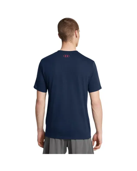 T-shirt Homme UA M BOXED SPORTS UPDATED SS Bleu