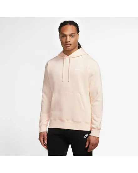 Sweat à capuche manches longues Homme M NSW CLUB HOODIE PO BB Rose