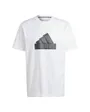 T-shirt manches courtes Homme M FI BOS T Blanc