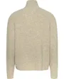 Pull col zip Homme TJM REG 1/4 ZIP RAGL Beige