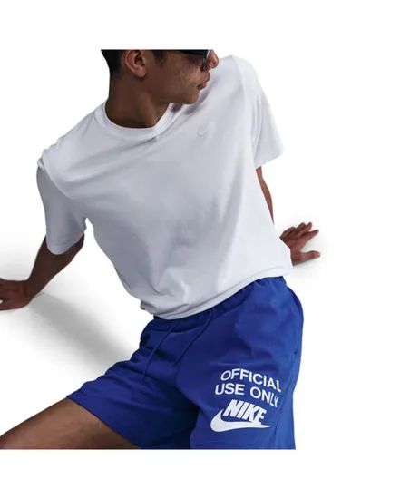 Short Homme M NK CLUB KNIT SHORT OFFICIAL Bleu