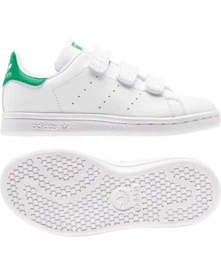 chaussures mode enfant STAN SMITH CF C Blanc