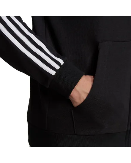 Sweat à capuche avec ZIP Homme M 3S FT FZ HD Noir