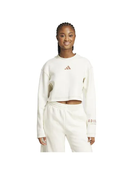 Sweat Femme W ALL SZN G SWT Beige