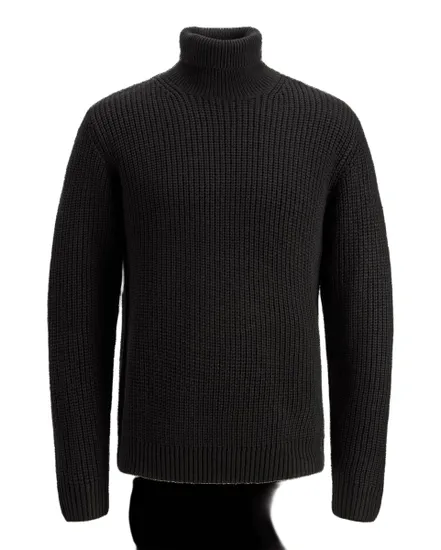 Pull Homme Col Roulé Noir