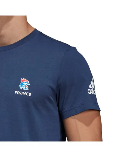 T-shirt de Handball homme FFHB CASUAL TEE Bleu