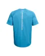 T-Shirt MC Homme UA TECH REFLECTIVE SS Bleu