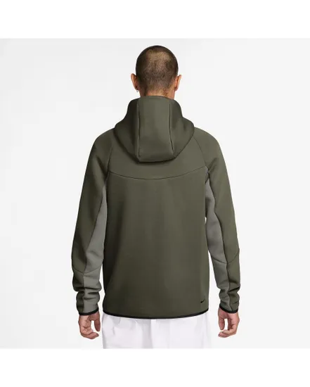 Sweat zip à capuche Homme M NK TCH FLC FZ WR HOODIE Vert