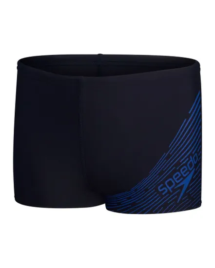 Maillot de bain Garçon ECO MEDLEY LOGO AQSH Bleu