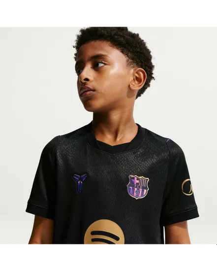 Maillot de football Enfant FCB Y NK DF JSY SS STAD AW Noir