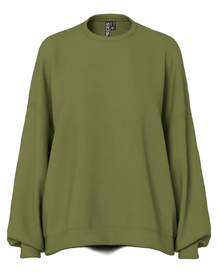 Sweat Fille PCFANY LS O-NECK OVERSIZED