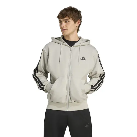 Veste zip à capuche Homme M 3S FL FZ HD Beige