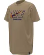 T-shirt manches courtes Enfant FCB U NK SSL SWOOSH TEE Beige