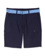 SHORT-BERMUDA Homme SHORT POPELINE CEINTURE INTEGREE Bleu