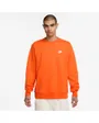 Sweat Homme M NSW CLUB CRW BB Orange