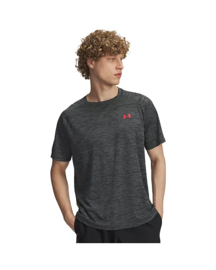 T-shirt Homme UA TECH TEXTURED SS Noir
