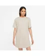 Robe Femme W NSW ESSNTL SS DRESS TSHRT Beige